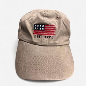 American flag embroidered baseball cap 100% cotton one size